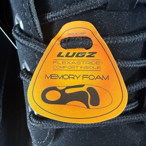 Women’s Black Lugz Workboots  US Size 7 M Empire HI FUR Black/Charcoal NWOT - Picture 3 of 10